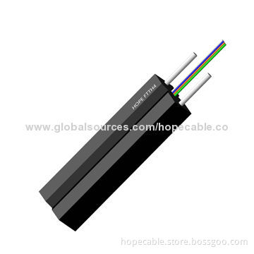 FPR/Steel Covered, Low Smoke Zero Halogen Sheath, FTTH 4 Cores Fiber Optic Cable